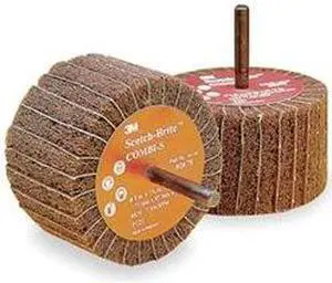 SCOTCH-BRITE FN510079273 Flap Wheel,Roloc,Interleaf,2.5x1.25,80G