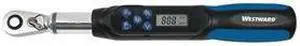 WESTWARD 6PAE8 Elect Torque Wrench,Mini,1/4 In,Fixed