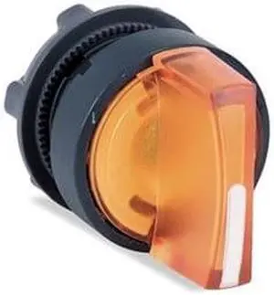 SCHNEIDER ELECTRIC ZB5AK1253 Illum Selector Switch,2 Pos,22mm,Yellow