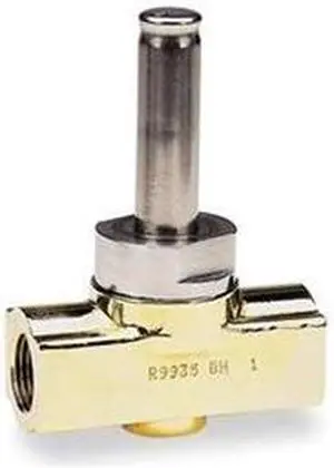 DAYTON 016654 Brass Solenoid Valve Less Coil, Normally Closed, 3/8 in Pipe Size