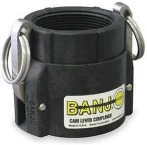 BANJO 200D Cam & Groove Coupling, Type D, 2 in Coupling, 2 in Hose Fitting, 2