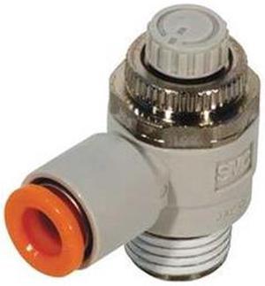 SMC AS2201F-N01-07S Speed Control Valve,1/4 In Tube,1/8 In