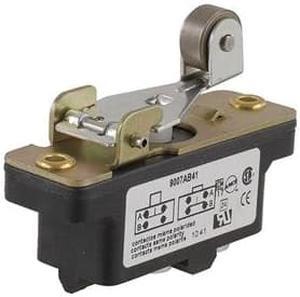Industrial Swch, 15A, 1 NO, 1 NC, Rollr Levr