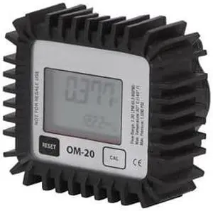 WESTWARD 15F217 Digital Oil Meter, 0.30 to 8 GPM
