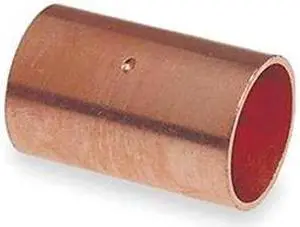 NIBCO 600DS 11/4 1-1/4" NOM C Copper Dimple Stop Coupling