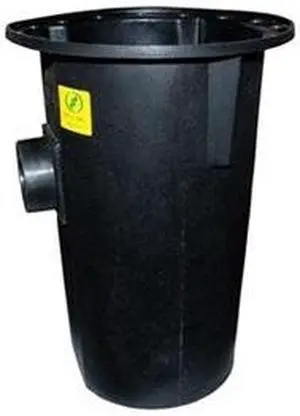 ZOELLER 31-0080 Sewage Basin Inlet 4" 30 gal.
