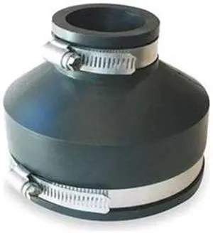 ZORO SELECT 1056-63 Flexible Coupling,For Pipe Size 6" x 3"