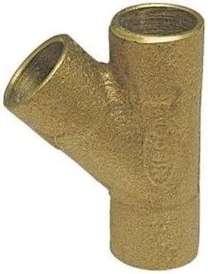 Nibco Wye,45 Deg.,Cast Bronze,3/4" Tube,CxCxC  749 3/4