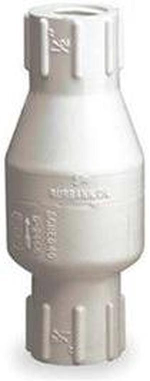 DAYTON 4RG65 3/4" FIPT PVC Spring Check Valve