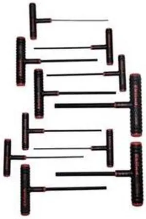 EKLIND 60611 11 Piece SAE T-Shape Hex Key Set, 60611