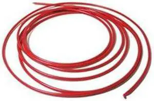 ACORN 2153-010-199 Red PE Tubing, 1/8" O.D. x 10 Ft.