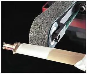 SCOTCH-BRITE SC-BS Sanding Belt, 3 1/2 in W, 15 1/2 in L, Non-Woven, Aluminum