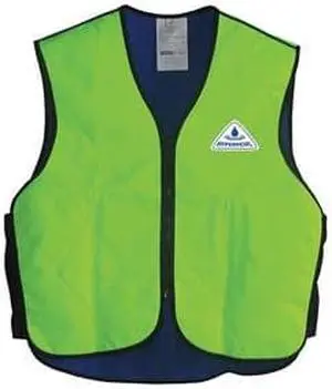 Cooling Vest, M, Hi-Vis Lime, Nylon