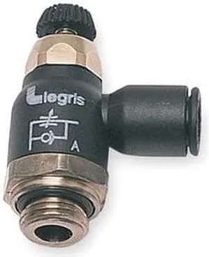 LEGRIS 7065 10 17 Compact Flow Control,10mm Tube,3/8 In