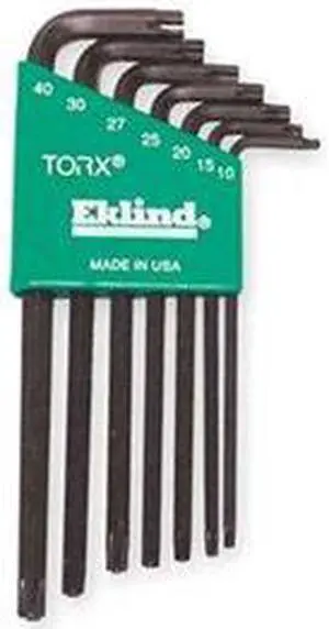 Tamper Resistant Torx Key Set, T10 - T40