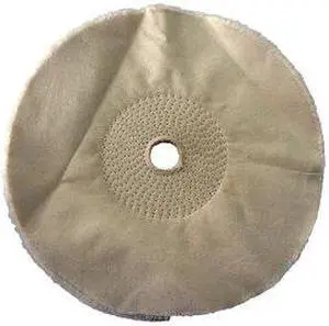 DAYTON 6A827 Buffing Wheel,Spiral Sewn,10 In Dia.