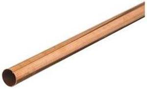 STREAMLINE LH10005 Straight Tubing, 1 1/8 in Outside Dia, 5 ft Length, L