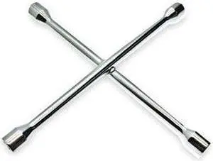 WESTWARD 2HLA8 Lug Nut Wrench,4 Way,L 14 In