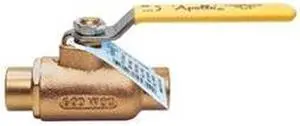 APOLLO 70LF-206-01 1-1/4" Sweat Bronze Ball Valve Inline