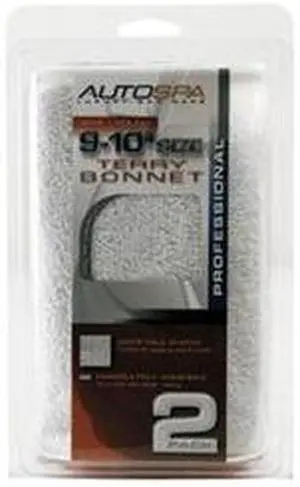 CARRAND 40402AS Polishing Bonnet,9 to 10 In.,PK2