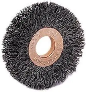 WEILER 90854 Crimped Wire Wheel Wire Brush, Arbor, 2-1/2"