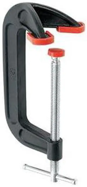 BESSEY DHCC-6 Dbl Anvil C-Clamp,6",Iron,Light,1200 lb.