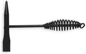 WESTWARD 2DBU9 5 oz. Chipping Hammer, 1 in L Blade, 11 in L Steel Handle