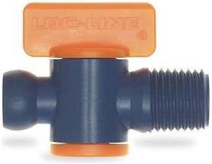 LOC-LINE 29452 Male NPT Valve,1/4-Pk10