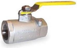 APOLLO VALVES 7610427A 3/4 in Ball Valve, Stainless Steel, FNPT, Inline