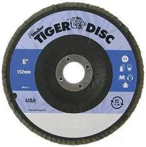 Weiler Abrasives - 50649 - 6 DIAMETER- 7/8 ARBOR-40 GRIT, Box of 10