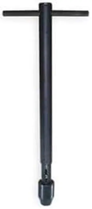 WESTWARD 2CYT2 T Handle Tap Wrench,Fixed,1/16 to 1/4 In
