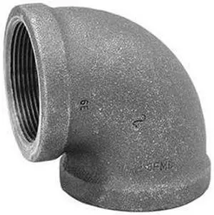 ANVIL 0310010806 2" x 3/4" Malleable Iron 90 Degree Reducing Elbow