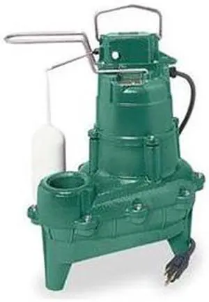 ZOELLER M264 Waste-Mate 4/10 HP 2" Auto Submersible Sewage Pump 115V Vertical