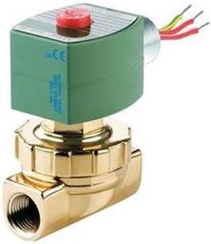 REDHAT 8263H305 Solenoid Valve, 2-Way, 2-Position, Normally Closed, 3/8 in Pipe