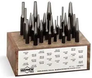 Mayhew Combination Punch Set,24 Pieces HAWA 80040