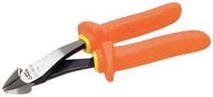 Insulated Pliers, Diag, Cutter, 8-1/4 In L