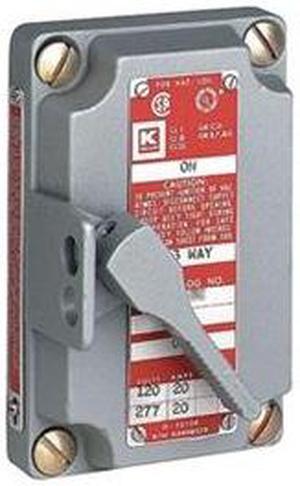 Tumbler Switch, HazLoc, 20A, 1 Terminal