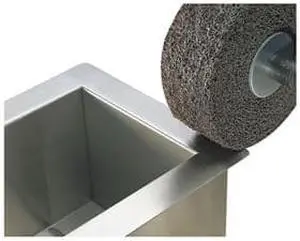 SCOTCH-BRITE MU-WL Convolute Wheel,Multi-Finishng,6x1x1,CRS