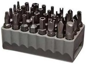 KLEIN TOOLS 32525 Hex/Torx Bit Set,Pieces 32