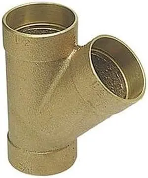 NIBCO 810 2 DWV 45 Wye,Cast Bronze,C x C x C,2 In