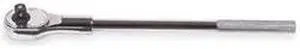 WESTWARD 5MX65 3/4" Drive 24 Geared Teeth Pear Head Style Hand Ratchet, 19-7/8"