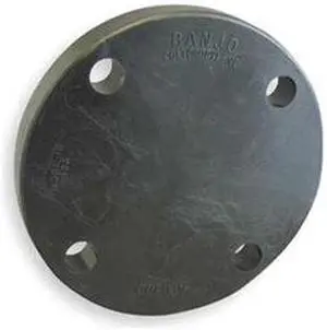 ZORO SELECT AFB300 Blind Flange, Polypropylene, 3", Class 150, 150 psi Max