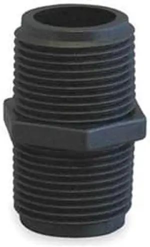Sim Supply Hex Nipple, 4 x 4 in, MNPT, Schedule 80  NIP400-SH