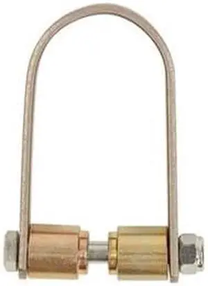 Connector, Silver/Gold, 4-1/4 In. L