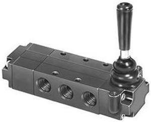 PARKER 521831000 Manual Air Control Valve,4-Way,1/4In NPT