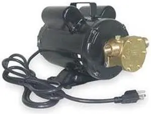 DAYTON 3ACB9 Pump,Bronze,1/3 HP,115/230V,7.2/3.6 Amps