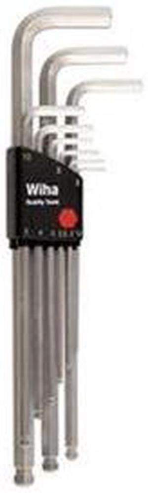 WIHA TOOLS 66994.G 9 Piece Metric L-Shape Hex Key Set, 66994.G