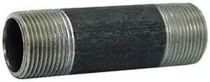 BECK 0330005406 1/4" x 1-1/2" Black Pipe Nipple Sch 40
