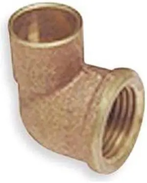 Elbow, 90 Deg, 1 In, Cast Copper