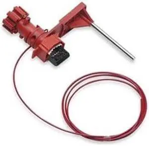 BRADY 51394 Ball Valve Lockout,Fits Handle Size 1